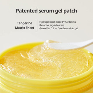GOODAL Green Tangerine Vitamin C Moisturizing Eye Patch, 5-minute, Hydrating Gel Patch (60 sheets)