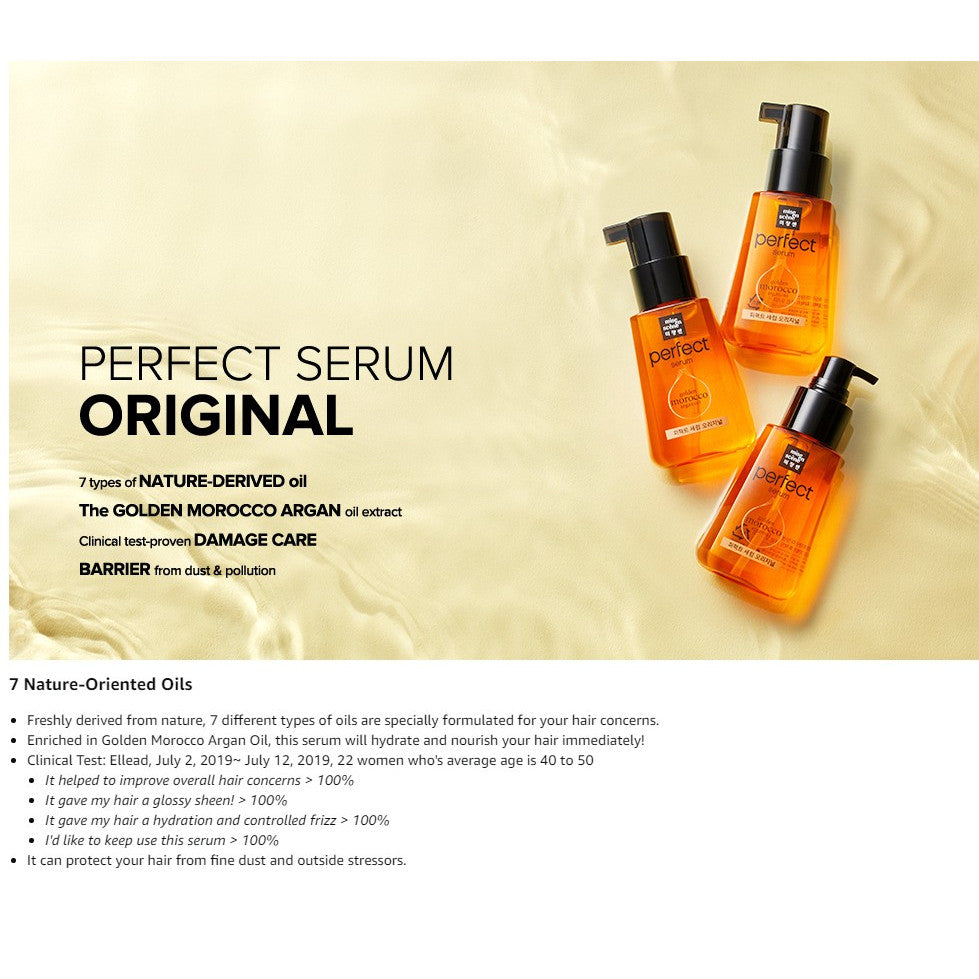Mise-en-Scène Perfect Serum Original 80ml (5 Types) │ Original / Rich / Rose Perfume / Styling / Watery