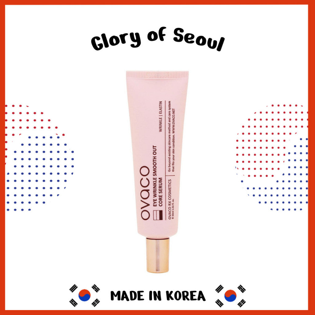 OVACO EYE WRINKLE SMOOTH OUT 30mL, Anti aging, Eye cream for reducing wrinkle