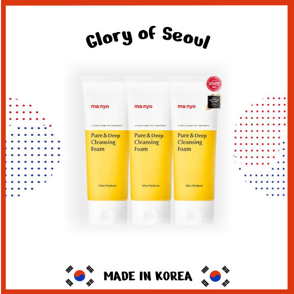 [SET] ma:nyo Pure & Deep Cleansing Foam 100ml*3ea