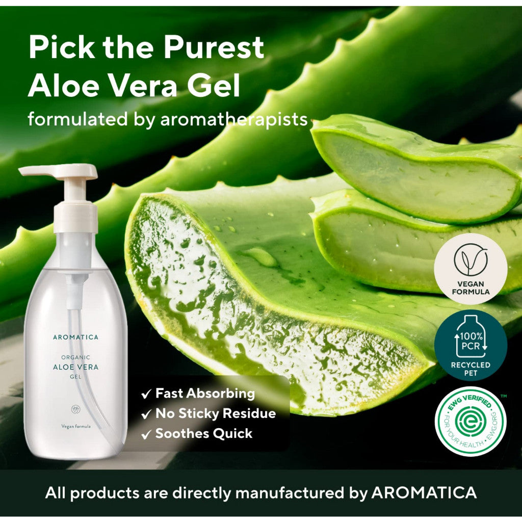 AROMATICA Organic/Soothing Aloe Vera Gel 300ml
