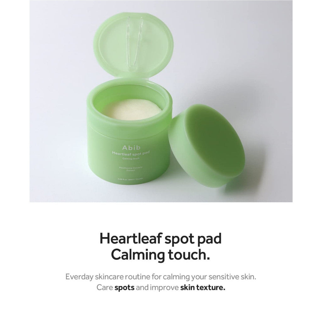 Abib Heartleaf Spot Pad Calming Touch  75 Pads 120ml