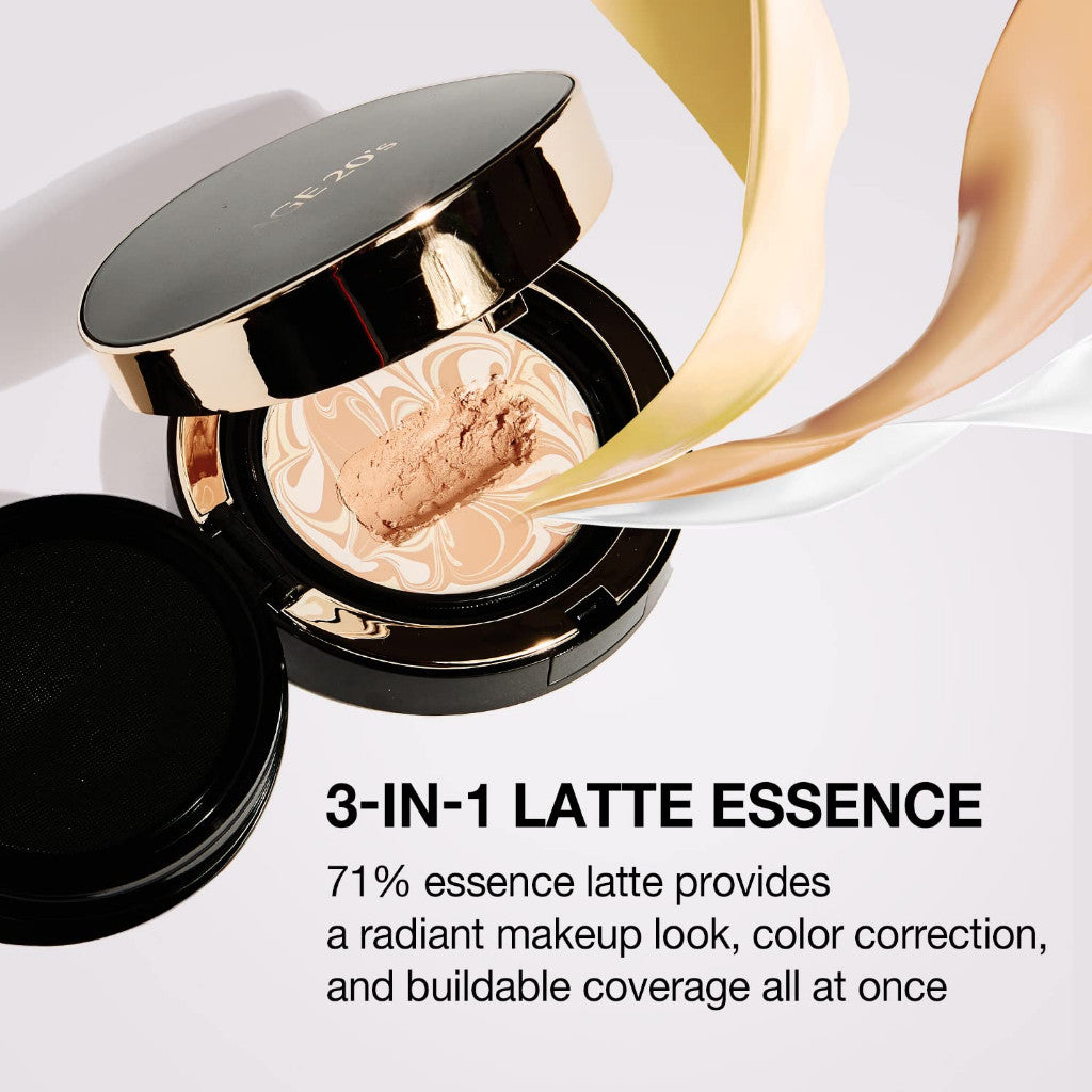 Age 20's Signature Essence Cover Pact Foundation Intense Cover - Black (14g x 2ea)