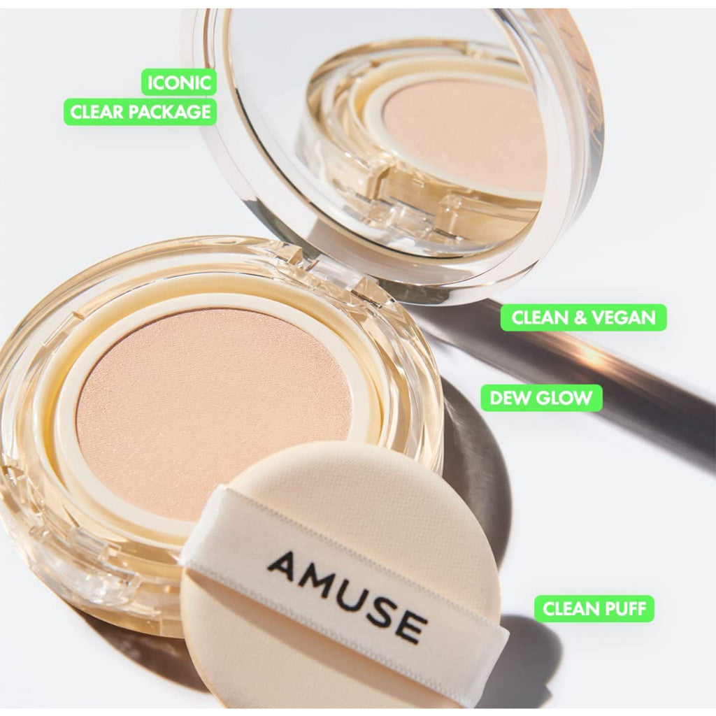 AMUSE Dew Jelly Vegan Cushion Foundation 15g, SPF38