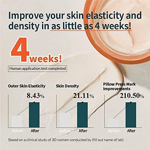 GOODAL Apricot Vegan Collagen Cream for All Skin Types, 50mL, Clean, Anti-Aging, Nourishing, Firming, Plumping Cream with Plant-Based Amino Acids and Antioxidants