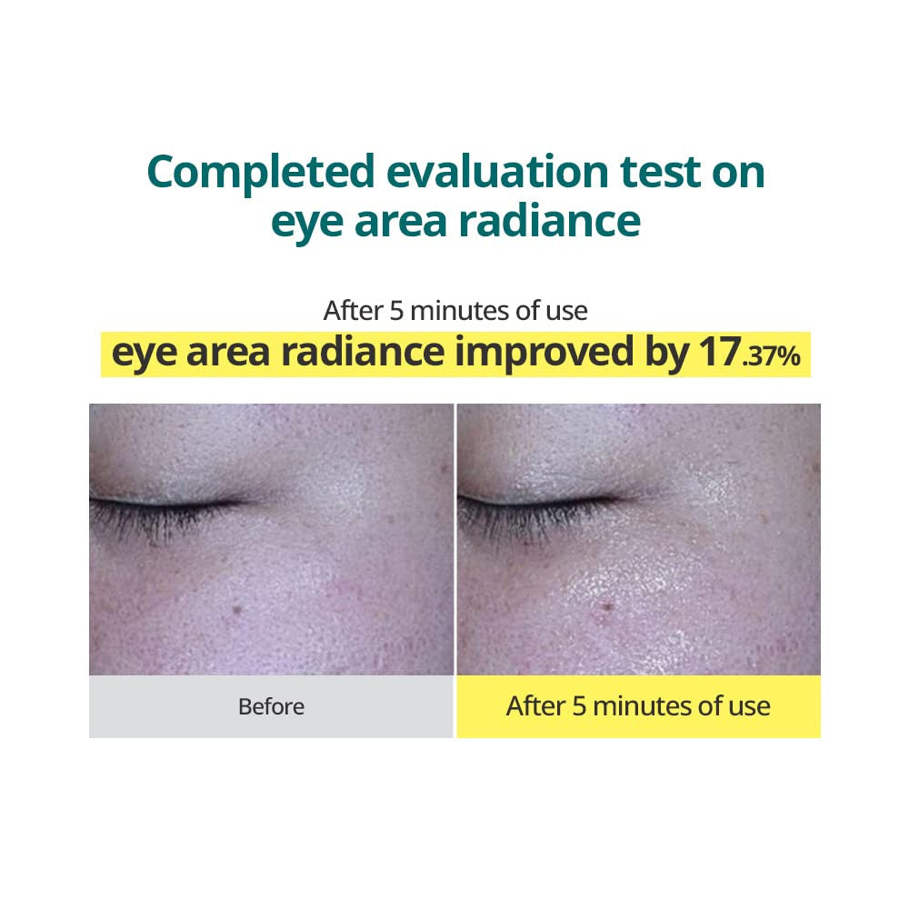 GOODAL Green Tangerine Vitamin C Moisturizing Eye Patch, 5-minute, Hydrating Gel Patch (60 sheets) Korean Skin Care K-Beauty