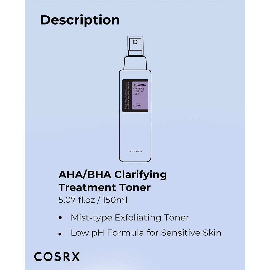 COSRX AHA/BHA Clarifying Treatment Toner 150ml