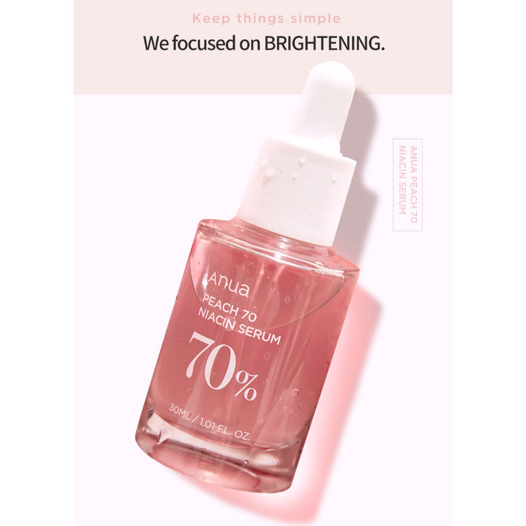 ANUA Peach 70 Niacinamide Serum 30ml