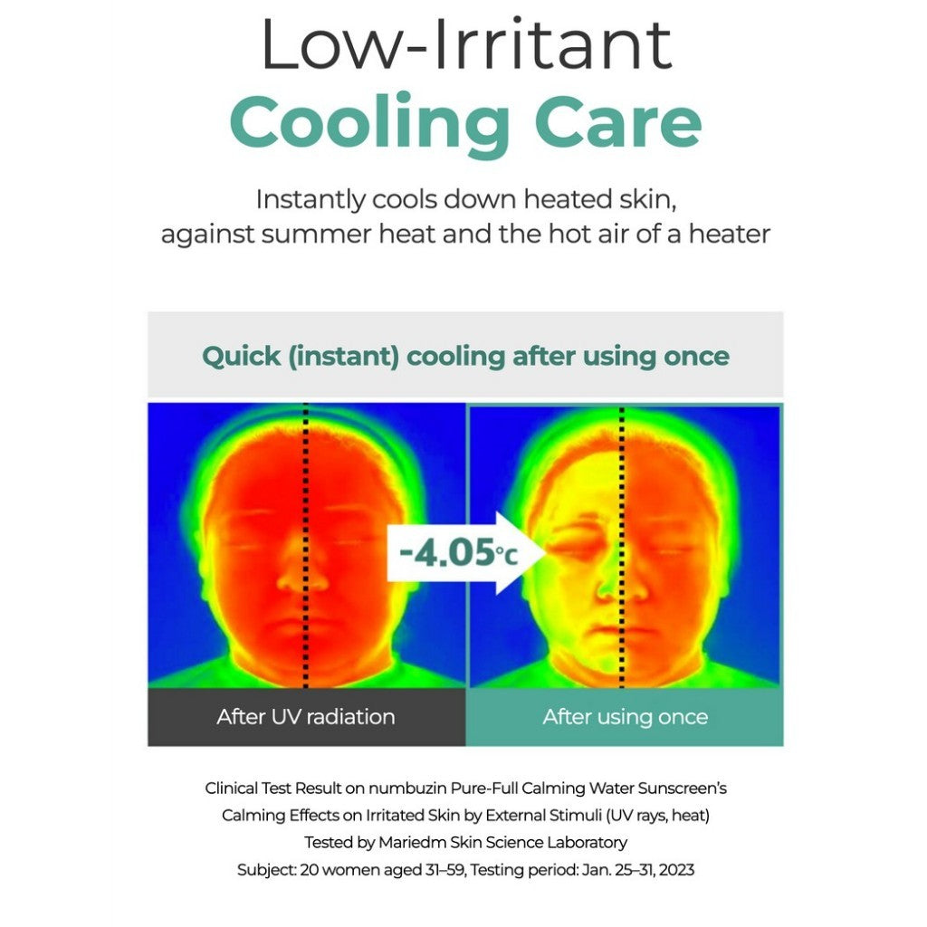 [Duo Set] numbuzin No. 1 Pure-full Calming Water Sunscreen SPF50 PA++++ 50mL + 50mL Duo Set 4.8