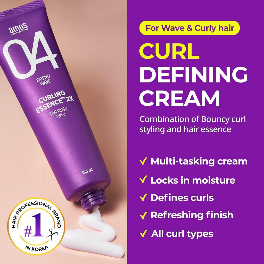 AMOS PROFESSIONAL Curling Essence 2X 150ml