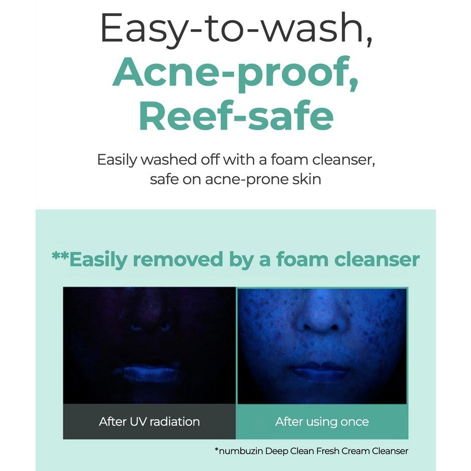 [Duo Set] numbuzin No. 1 Pure-full Calming Water Sunscreen SPF50 PA++++ 50mL + 50mL Duo Set 4.8