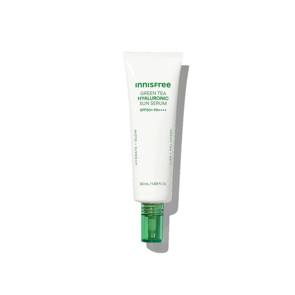 Innisfree Green Tea Hyaluronic Sun Serum 50ml (2 Types)