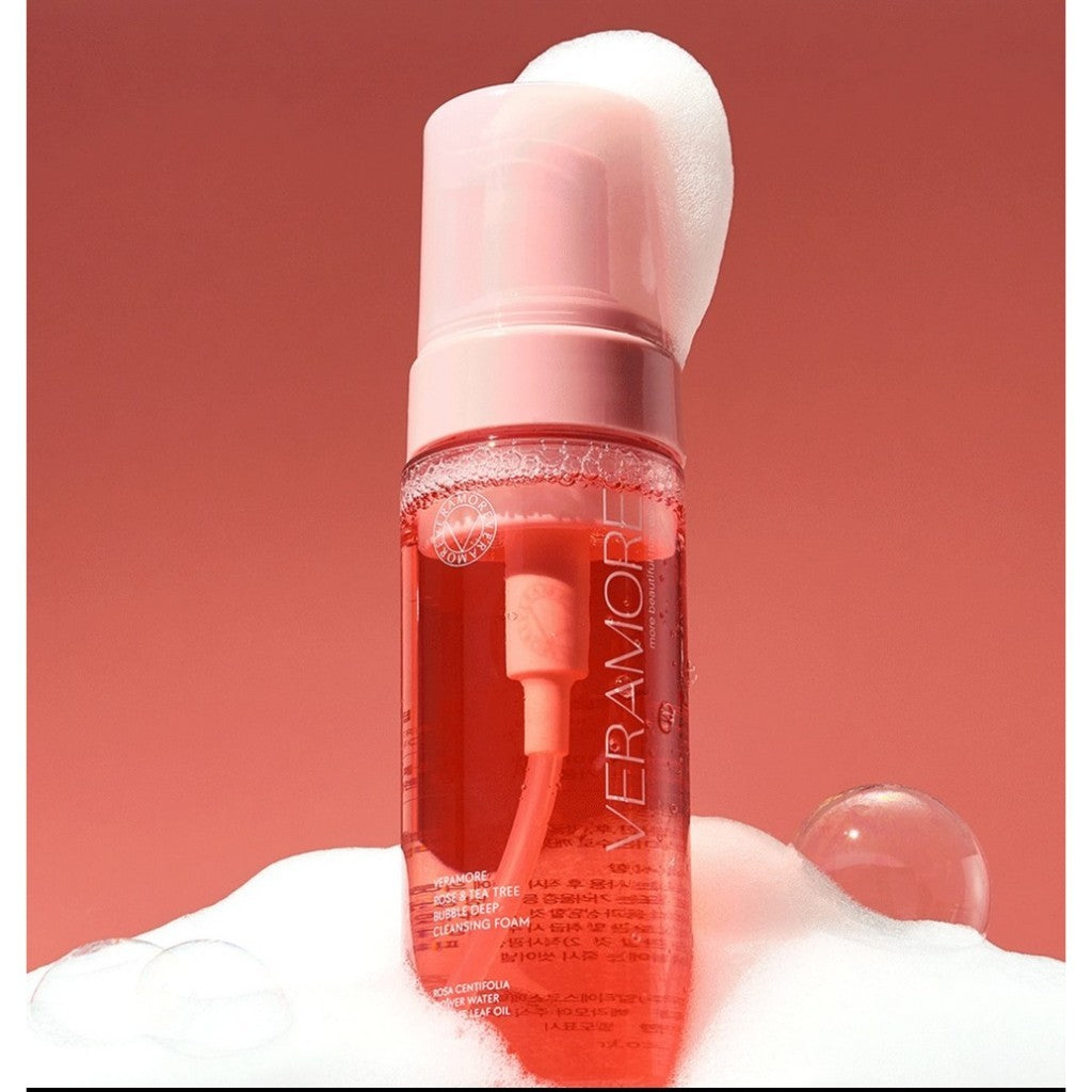 VERAMORE Rose & Tea Tree Bubble Deep Cleansing Foam 150ml