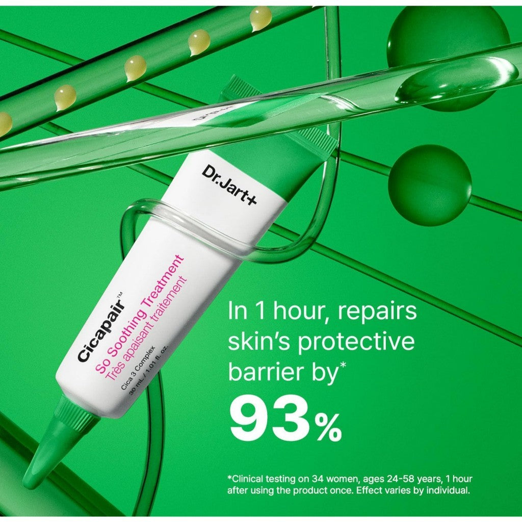 Dr.Jart+ Cicapair So Soothing Treatment, 30mL | for Visibly Irritated Skin | Skin Barrier Repair