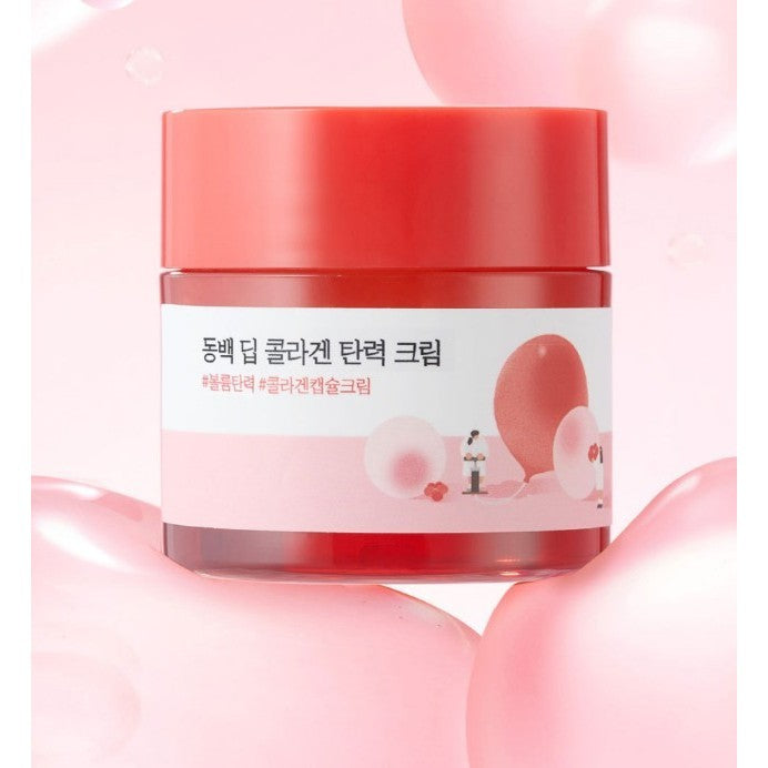 ROUND LAB Camellia Deep Collagen Cream 50ml / Ampoule 30ml