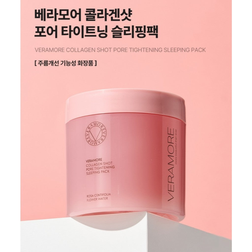 VERAMORE Collagen Shot Pore Tightening Sleeping Pack, 90ml