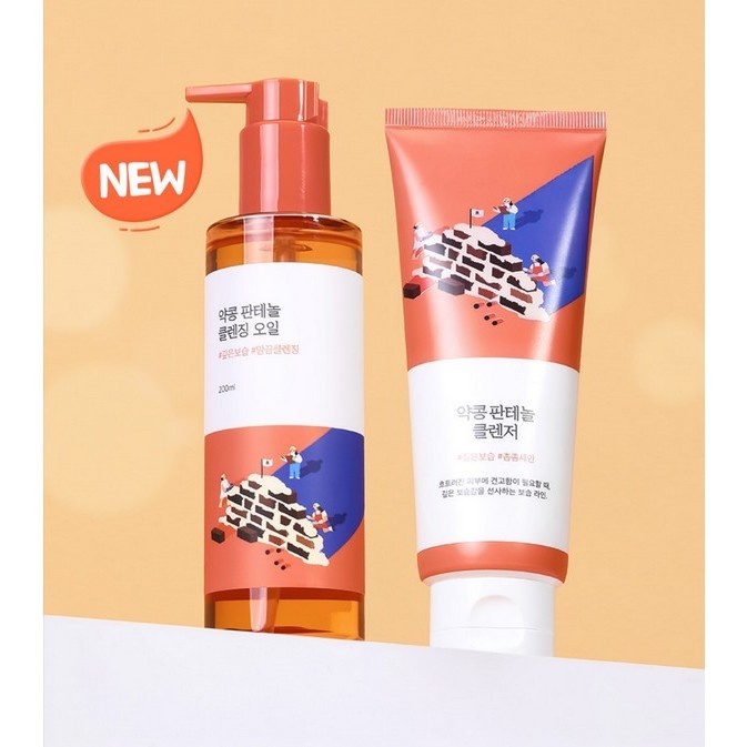 [NEW] Round Lab Soybean Panthenol Cleansing Collection (Cleansing oil 200mL/ Foam Cleanser 150mL)