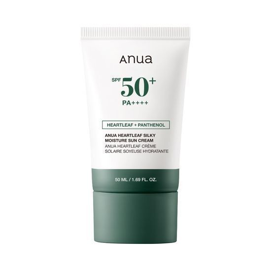 ANUA Heartleaf Silky Moisture Mild Sunscreen SPF 50+ PA++++ 50ml