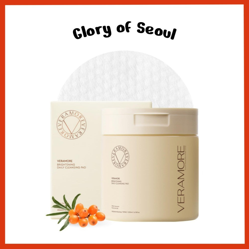 VERAMORE Brightening Daily Cleansing Pad 70 Pads 200ml