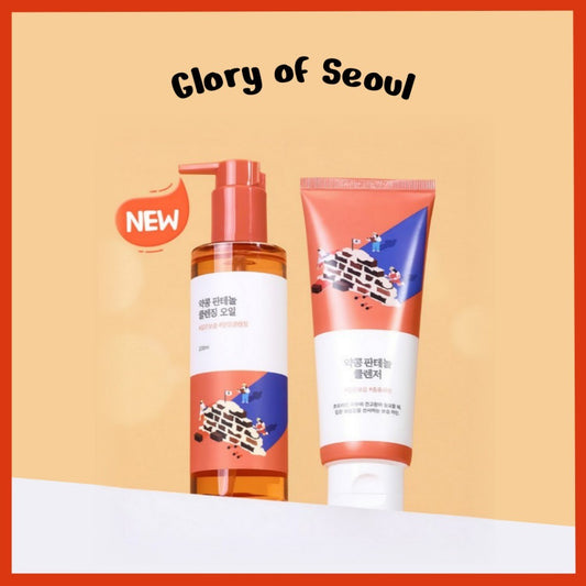 [NEW] Round Lab Soybean Panthenol Cleansing Collection (Cleansing oil 200mL/ Foam Cleanser 150mL)