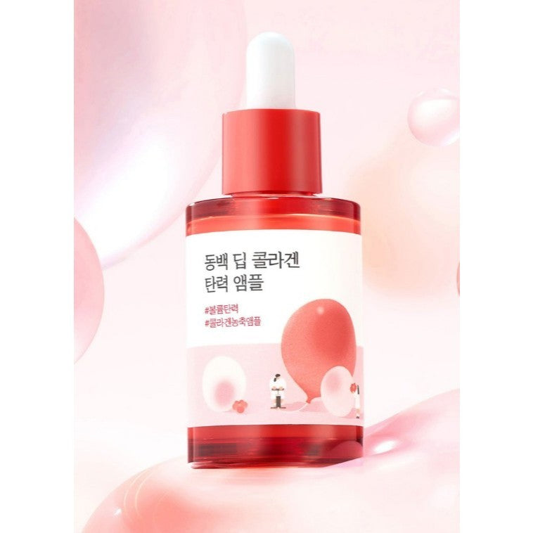 ROUND LAB Camellia Deep Collagen Cream 50ml / Ampoule 30ml