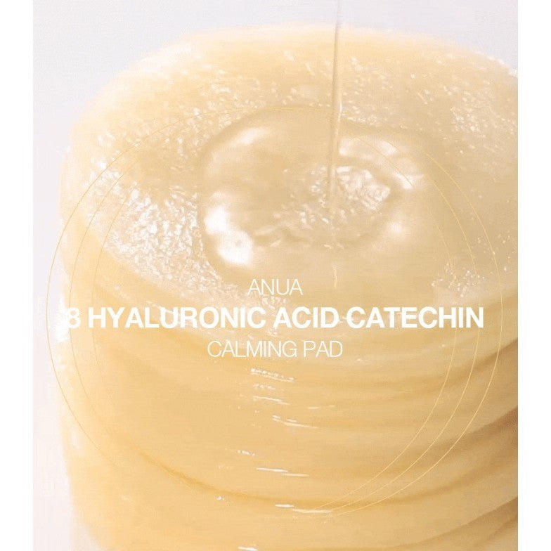 [MINI] ANUA 8 Hyaluronic Acid Catechin Calming Pad 10 Pads 25ml