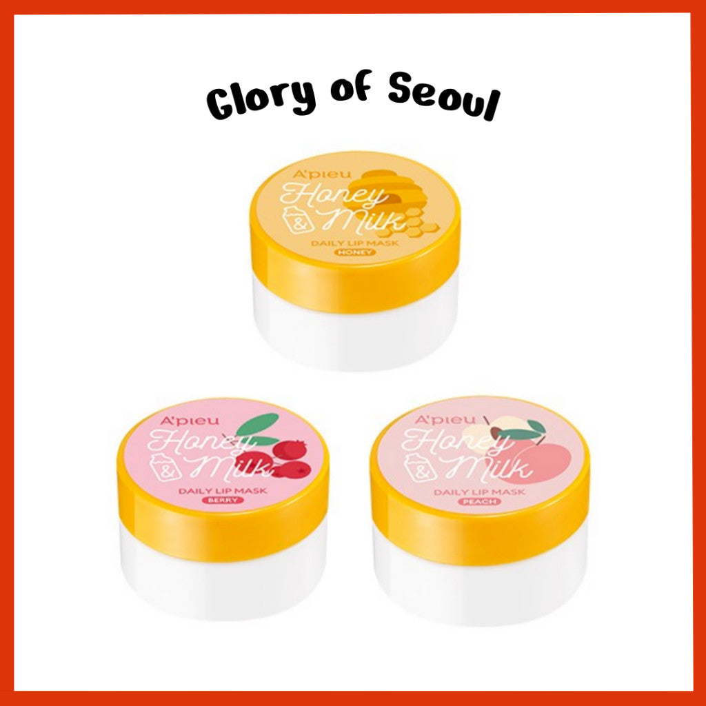 A'PIEU Honey & Milk Lip Sleeping Pack 3 options