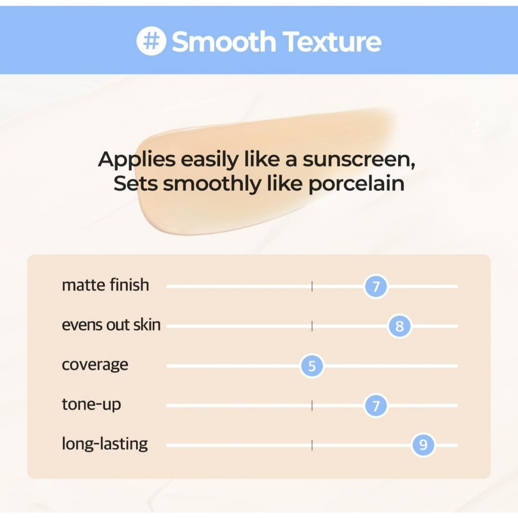 NUMBUZIN No.3 Porcelain Base-skip Tone Up Beige (5ml, 35ml, 50ml)