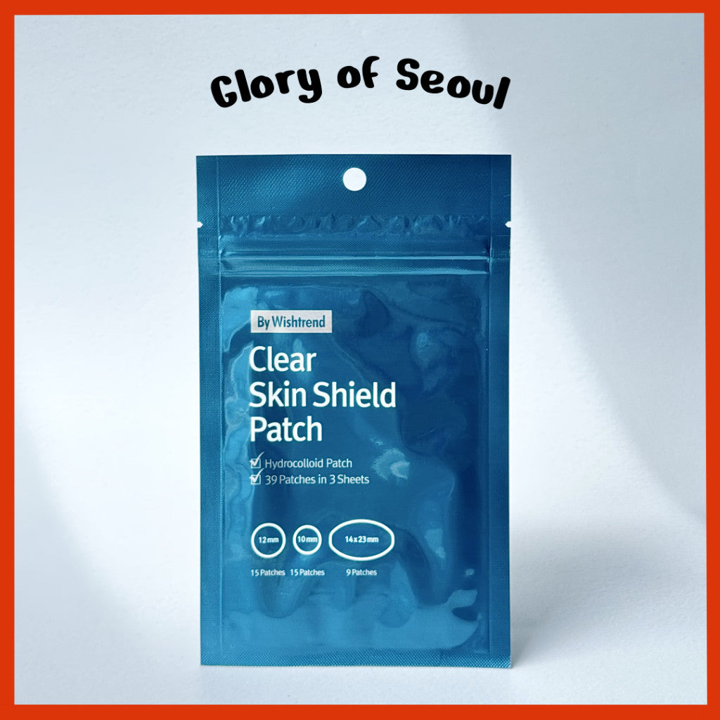 BY WISHTREND Clear Skin Shield Patch 39 Patches in 3 Sheets