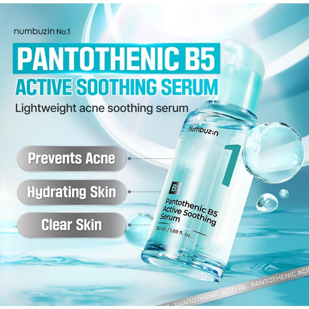 Sérum calmante activo Numbuzin No.1 Pantothenic B5 50 ml