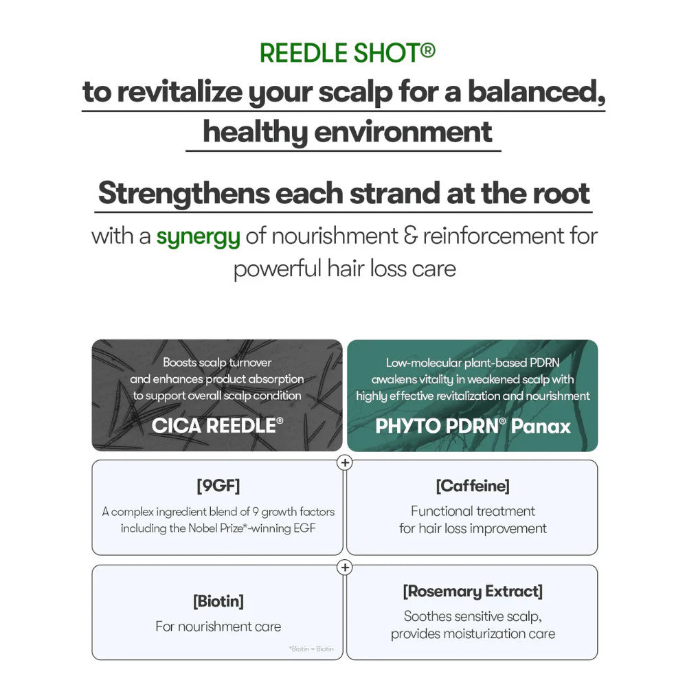 VT PDRN Reedle Shot Hair Ampoule 100dL LITE 15ml