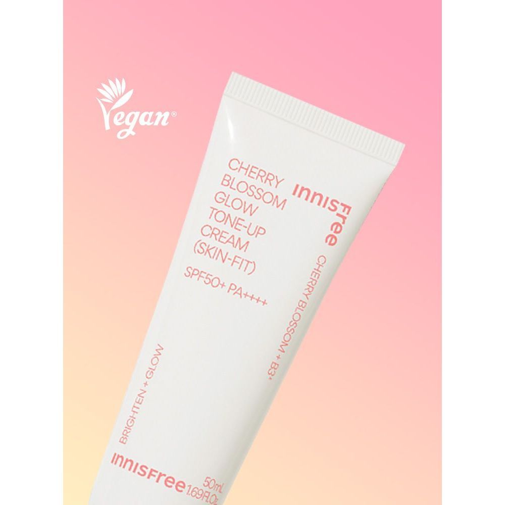 INNISFREE Jeju Cherry Blossom Skin-Fit Tone-up Cream SPF50+ PA++++ 50ml