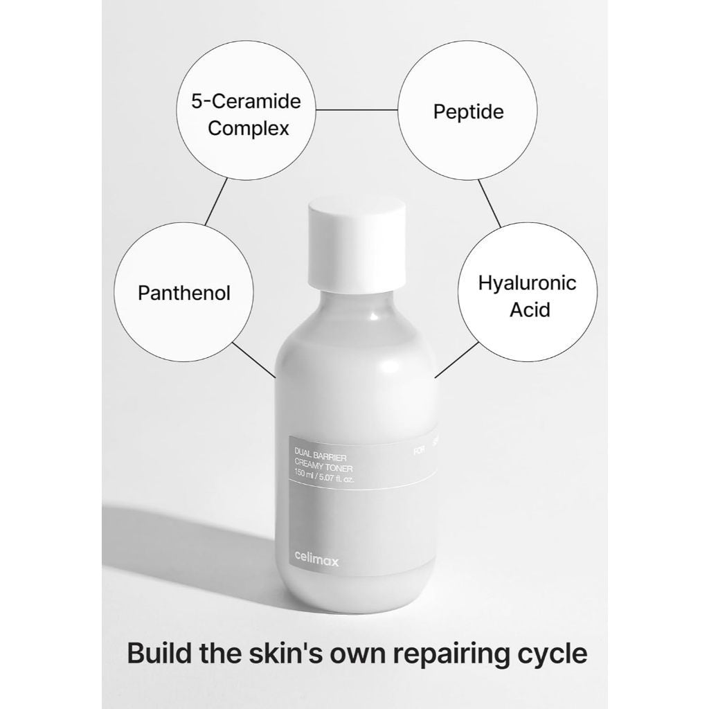 CELIMAX Dual Barrier Trial Kit (Toner 20ml + Cream 10ml)