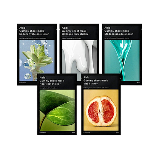 Abib Gummy Sheet Mask (5 Types) 1 Sheet