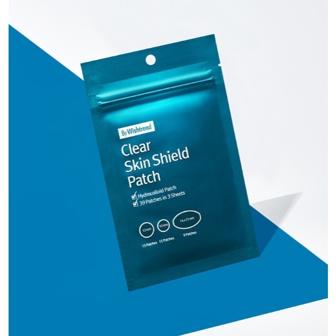 BY WISHTREND Clear Skin Shield Patch 39 Patches in 3 Sheets