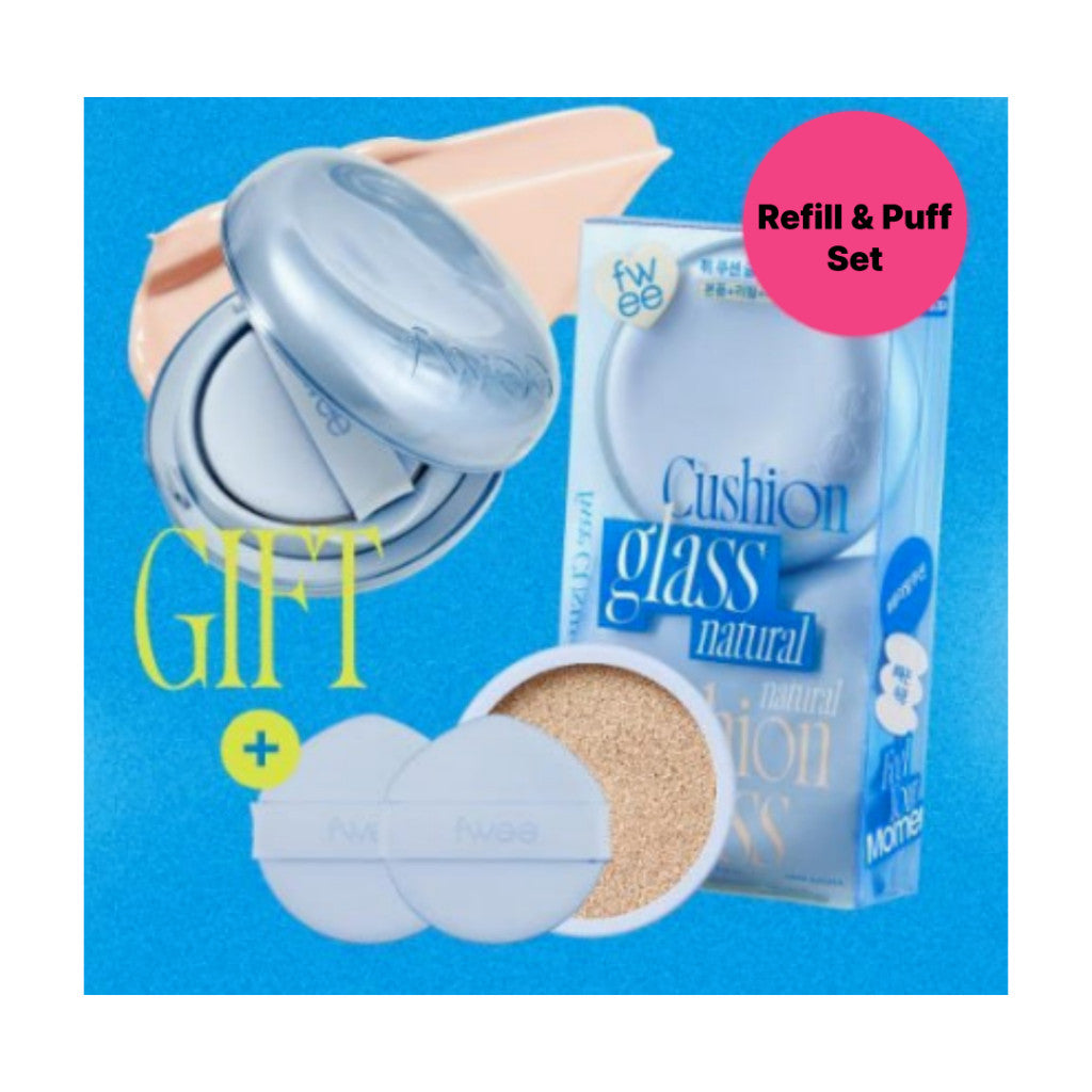 FWEE Cushion Glass Natural 5colors / 2 Options
