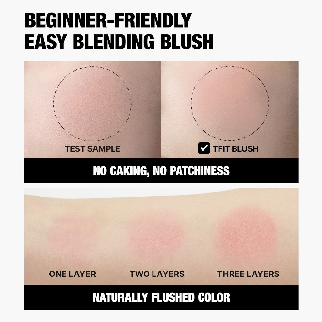 [NEW] TFIT Fluffy Velvet Cushion Blush, 4g (7 Colors)