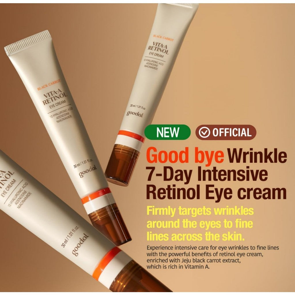 GOODAL Black Carrot Vita-A Retinol Eye Cream, 30mL