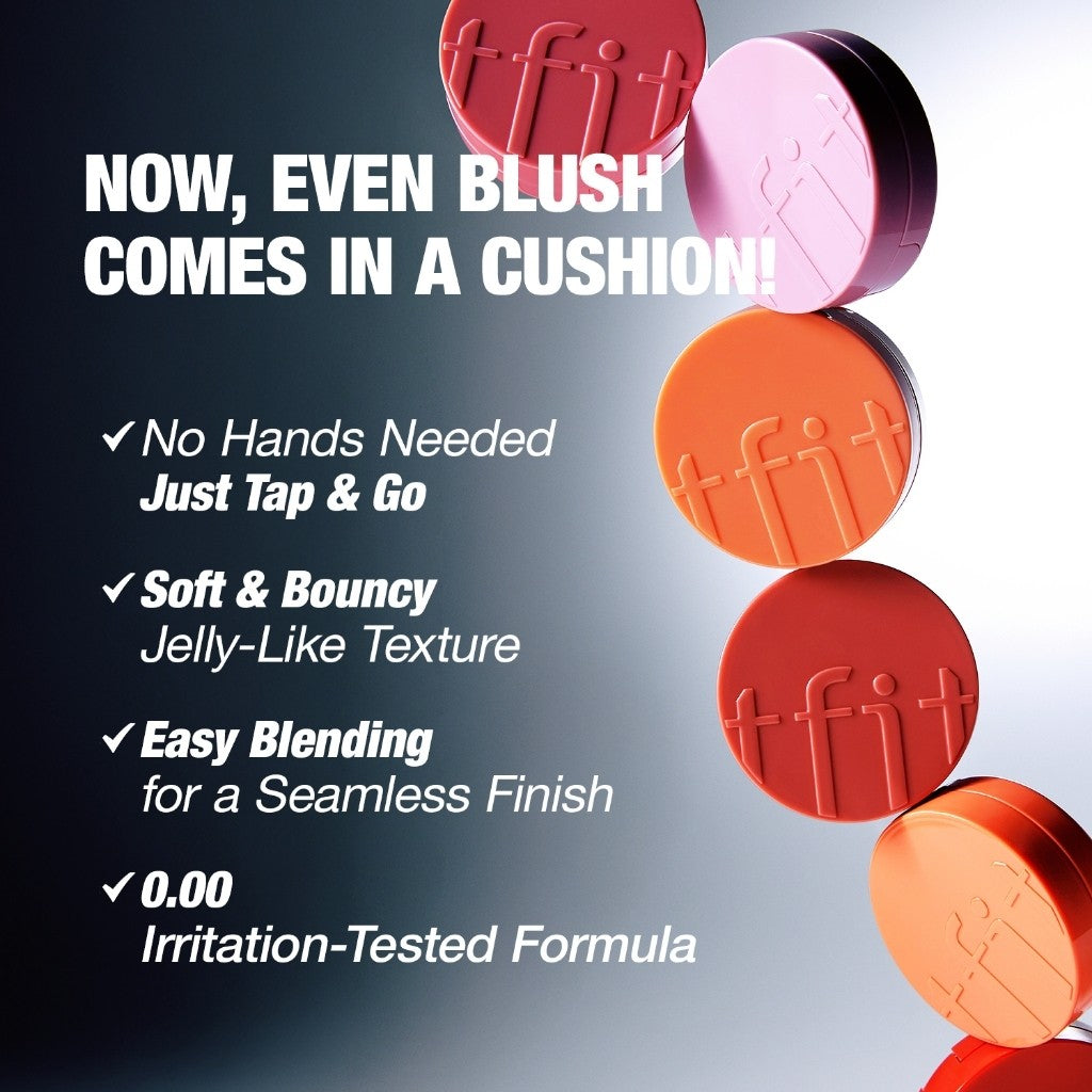 [NEW] TFIT Fluffy Velvet Cushion Blush, 4g (7 Colors)