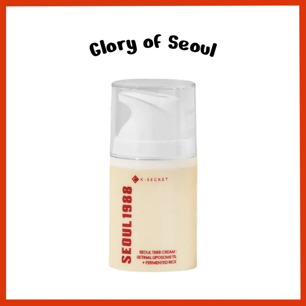 K-SECRET SEOUL 1988 Cream : Retinal Liposome 1% + Fermented Rice 50ml
