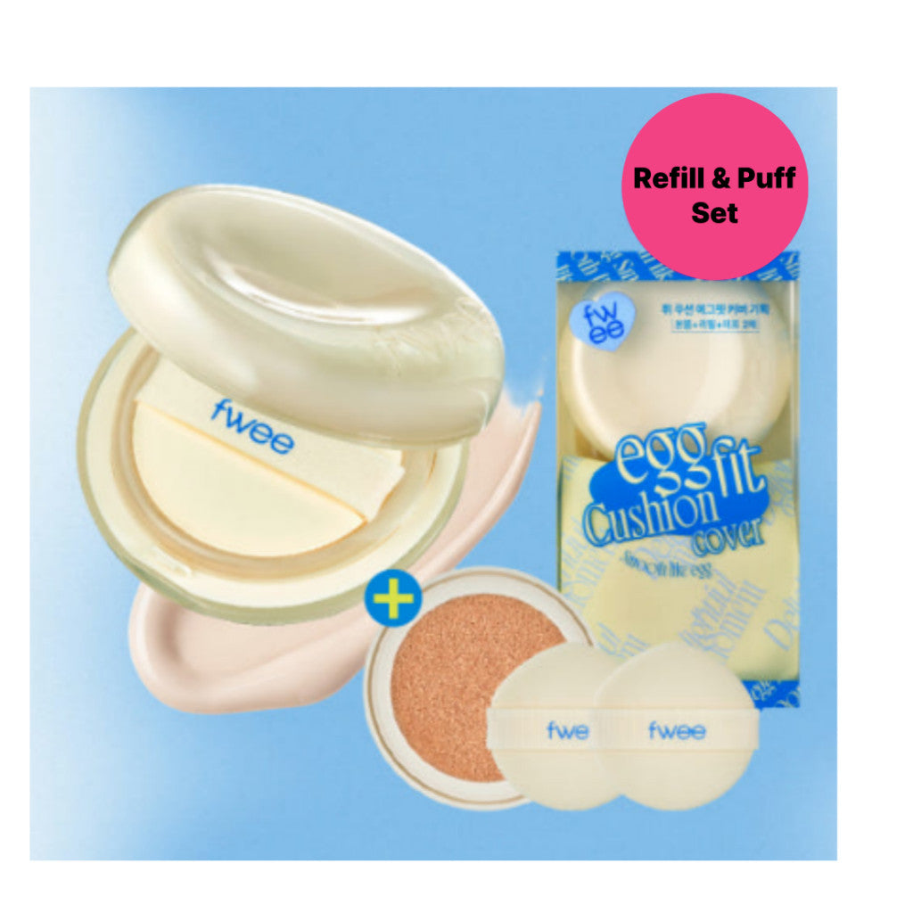 [NEW] FWEE Cushion Egg Fit Cover (5colors) | SPF50+ PA+++