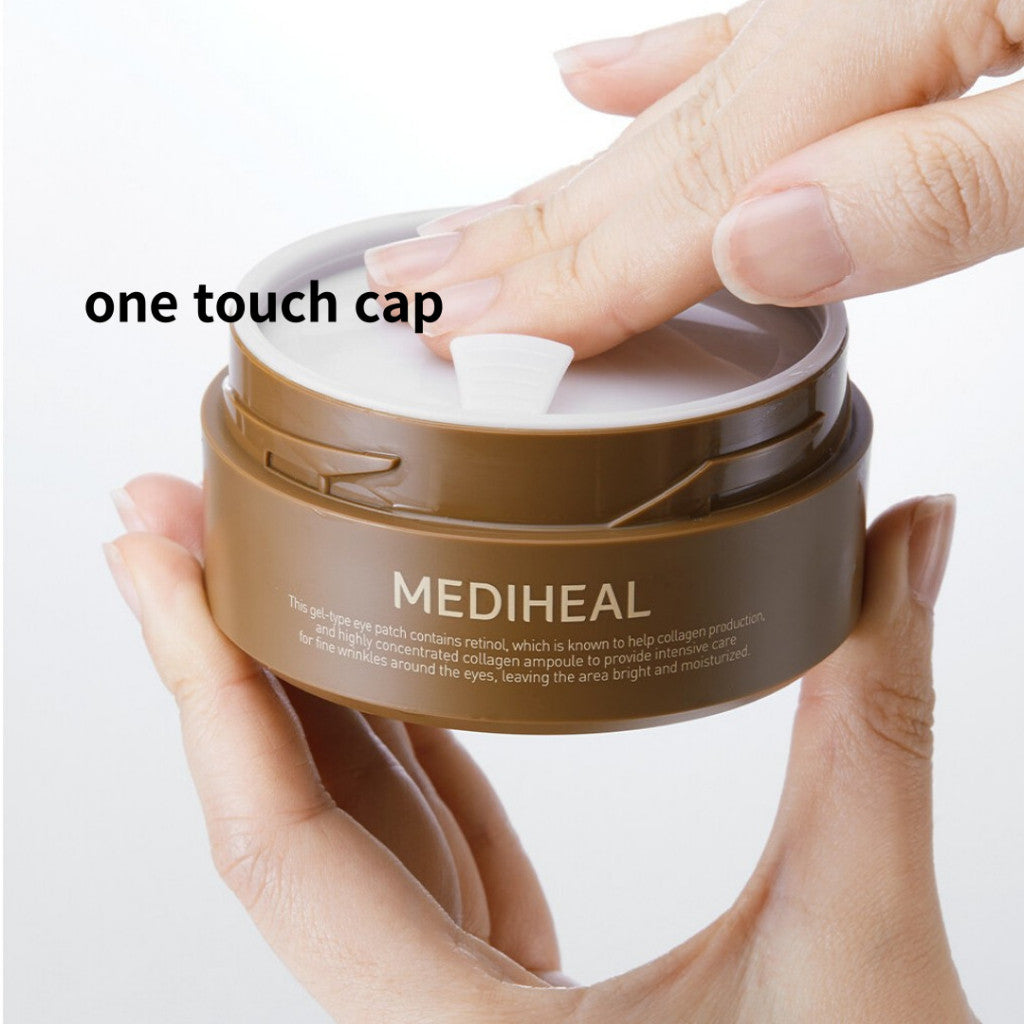Parches para ojos de retinol y colágeno MEDIHEAL 60 unidades