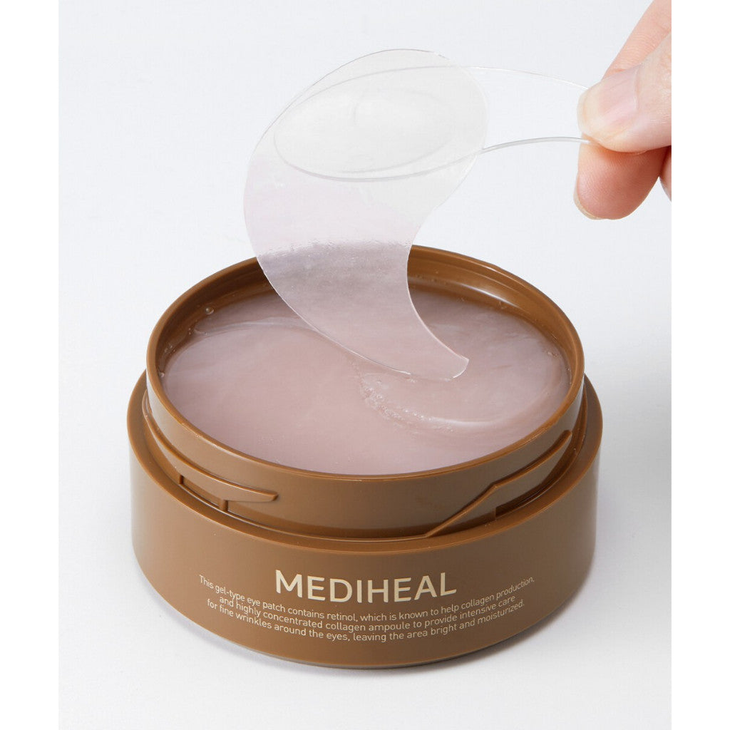 Parches para ojos de retinol y colágeno MEDIHEAL 60 unidades