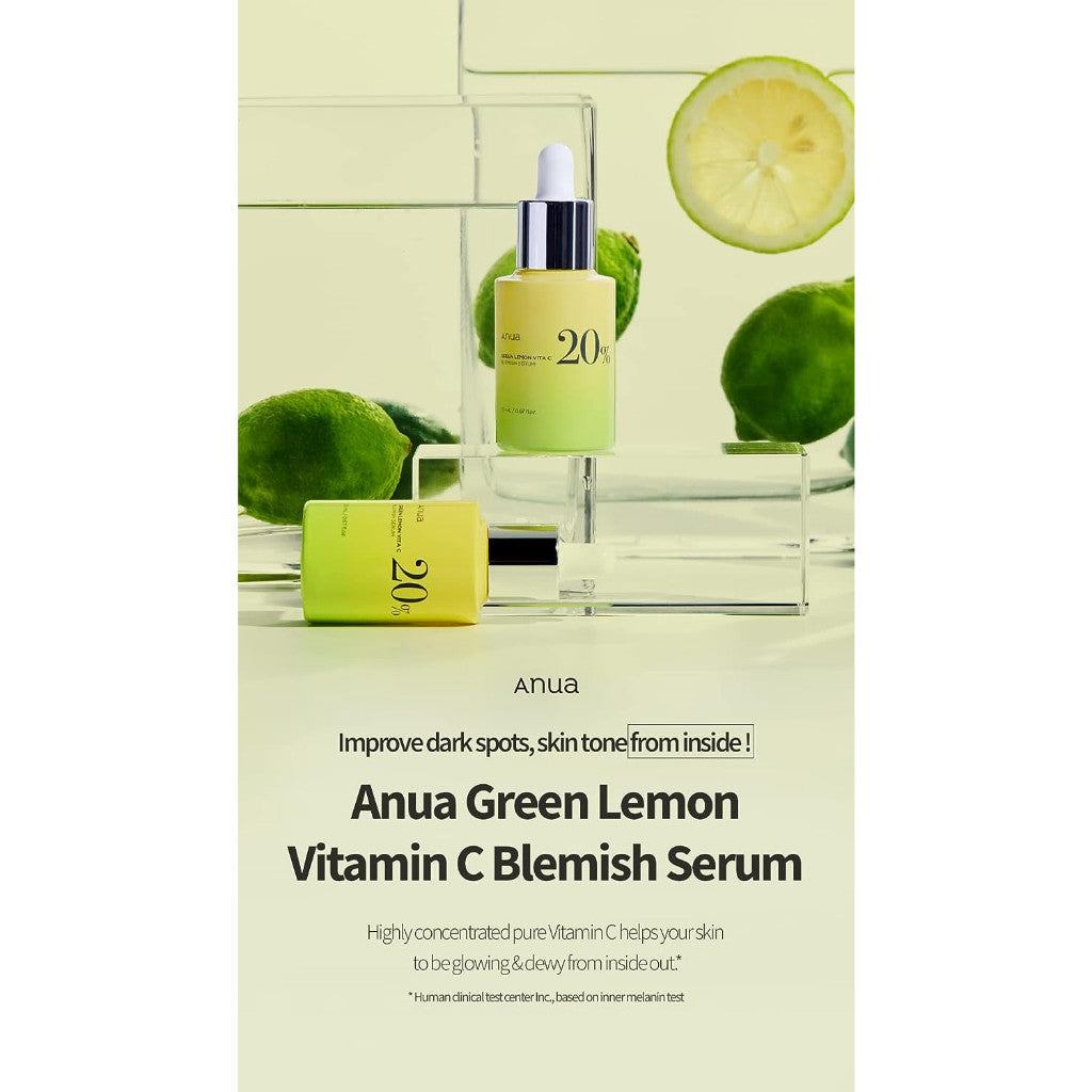 ANUA Green Lemon Vitamin C Blemish Serum 20ml