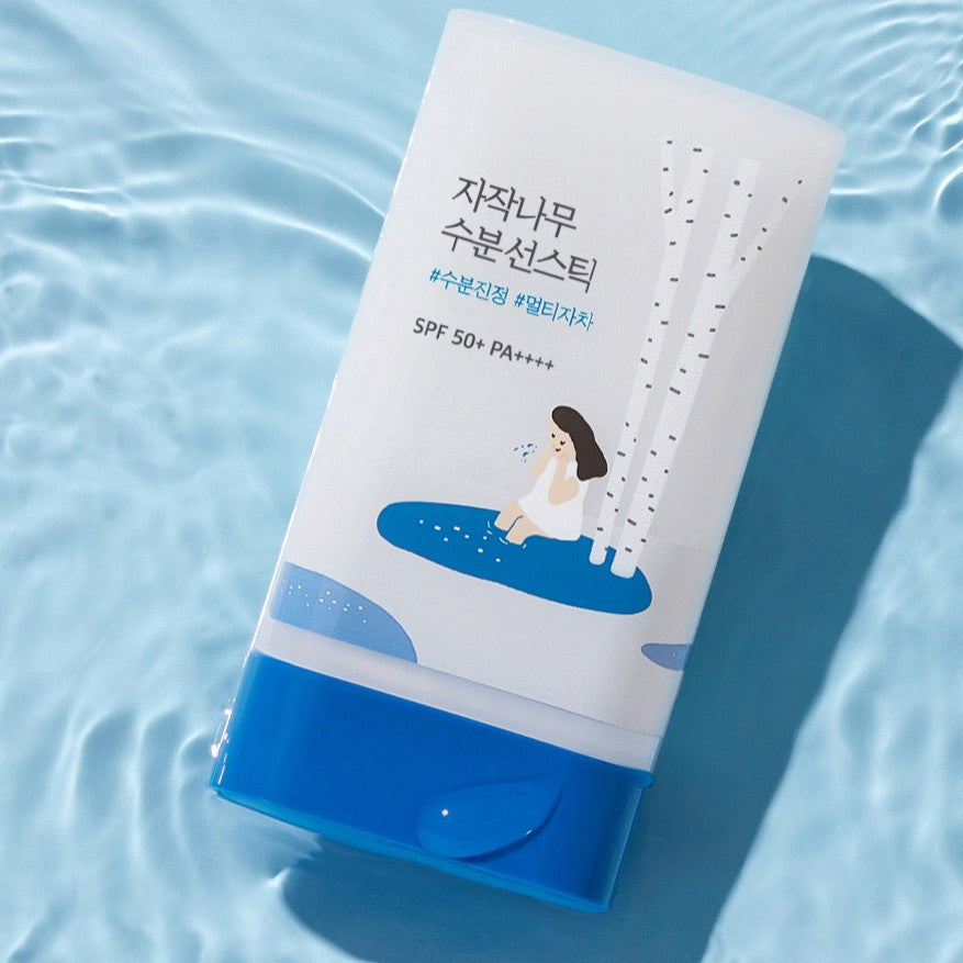 Round Lab Birch Juice Moisturizing / Pine Calming Cica Airy Sun Stick, 19g (2 Types) | SPF 50+ PA++++