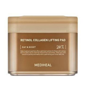 MEDIHEAL Toner Pad (Retinol Collagen Lifting, Phyto-Enzyme Peeling, Vitamide Brightening)