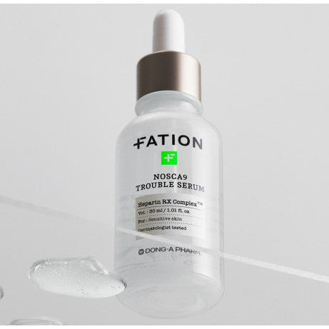 FATION Nosca9 Trouble serum(30ml) - Hydrating Facial, Glass Skin Face Moisturizer for Dry & Sensitive Skin Face