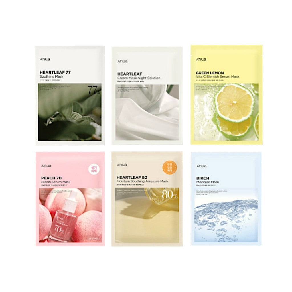 ANUA Sheet Mask 1 Sheet (6 Types)
