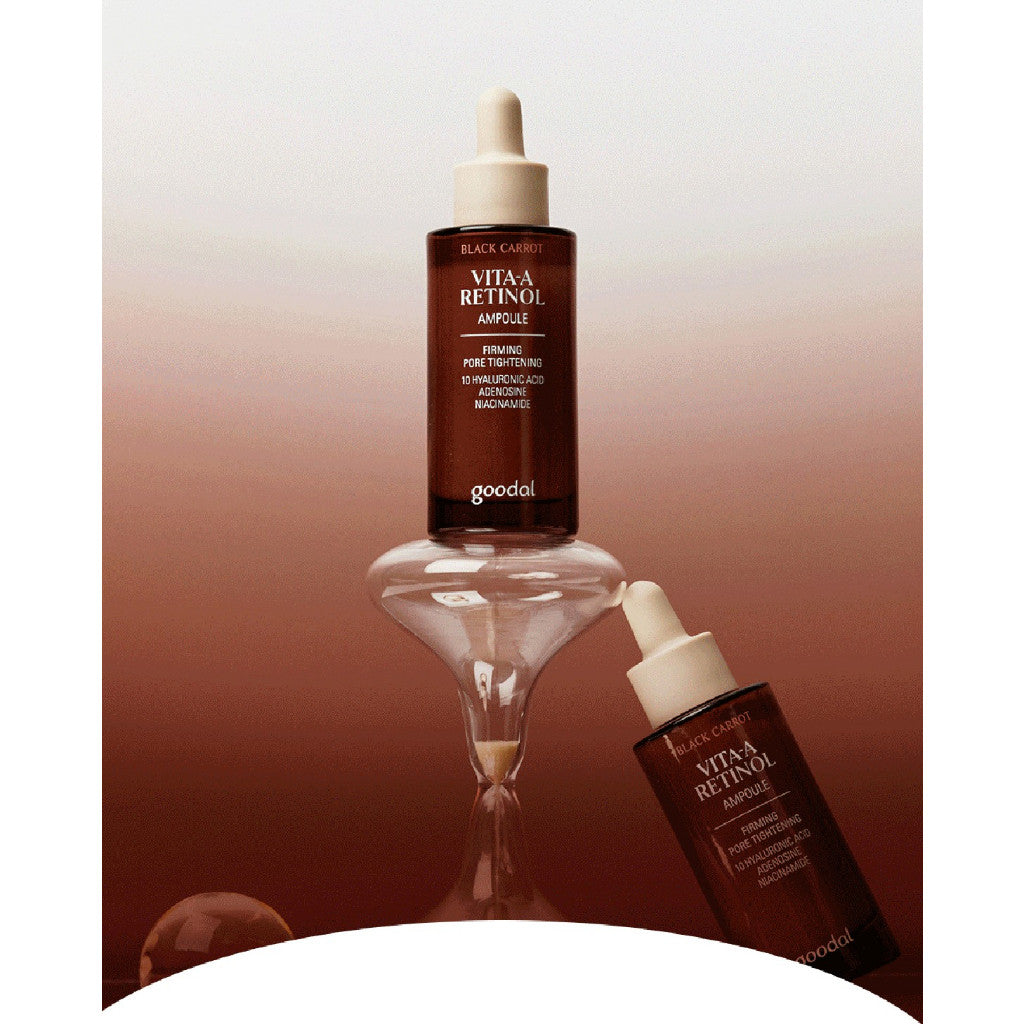 GOODAL Black carrot Vita A Retinol Elastic Ampoule 30 ml / Retinol Face Serum with Vitamin A / Anti Aging Face Serum