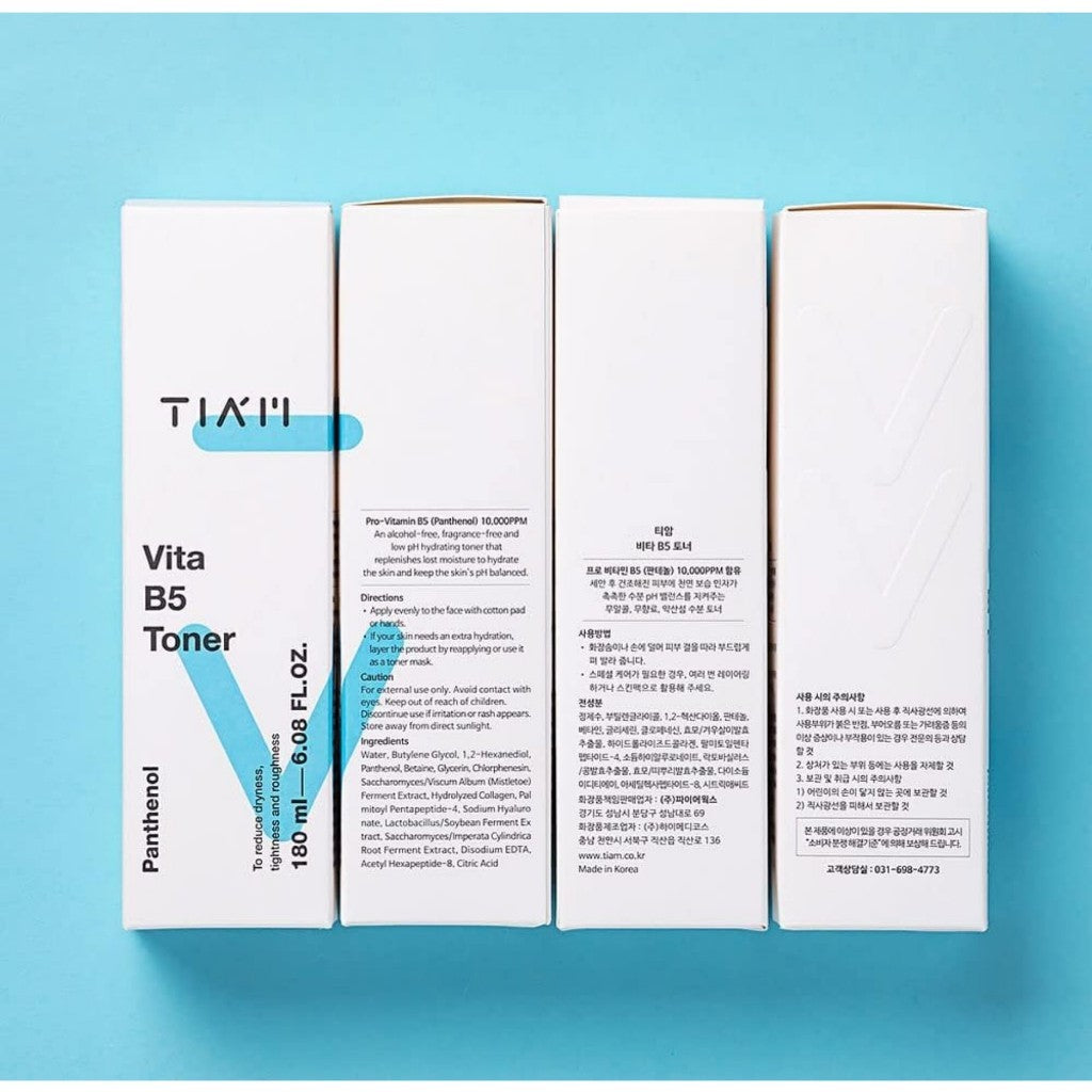 TIAM Vita B5 Toner, Deep Hydrating Toner 180mL